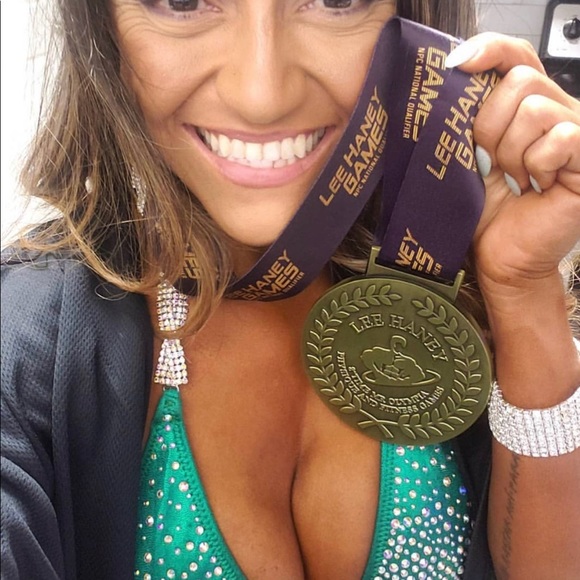 NEW custom made Bikini competition suit NPC IFBB - Picture 8 of 9